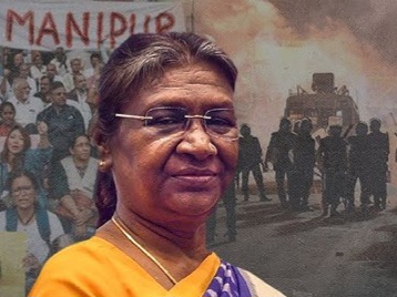 మణిపూర్ లో రాష్ట్రపతి పాలన