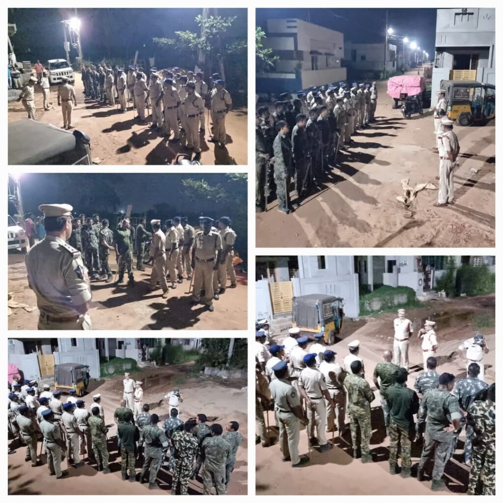 కాకినాడ పట్టణంలో కార్డెన్ సర్చ్ ఆపరేషన్ – 23 మోటార్ సైకిళ్లు సీజ్
