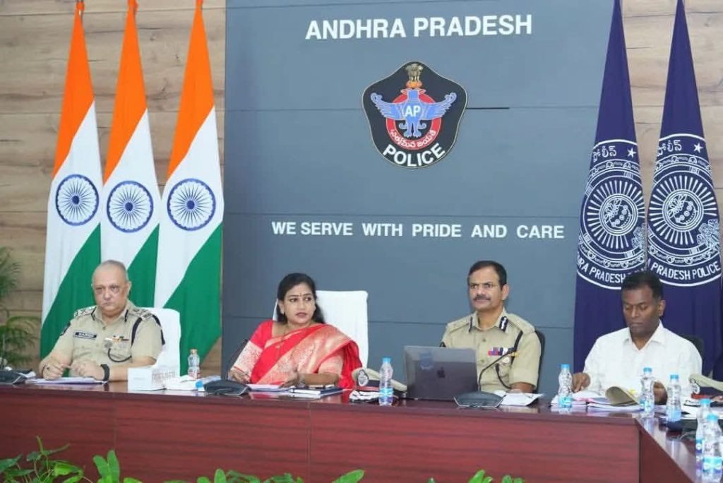 హోం మంత్రి అనిత సమీక్షా సమావేశం