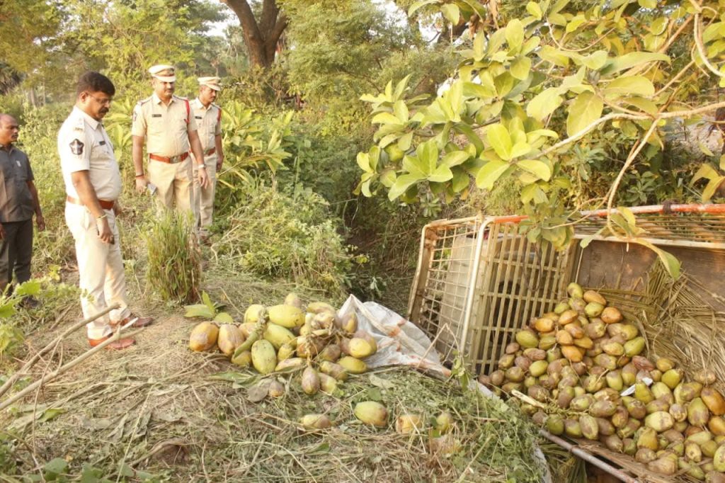 ప్రమాద ఘటన స్థలాన్ని పరిశీలించిన బాపట్ల జిల్లా ఎస్పీ బి. ఉమామహేశ్వర్