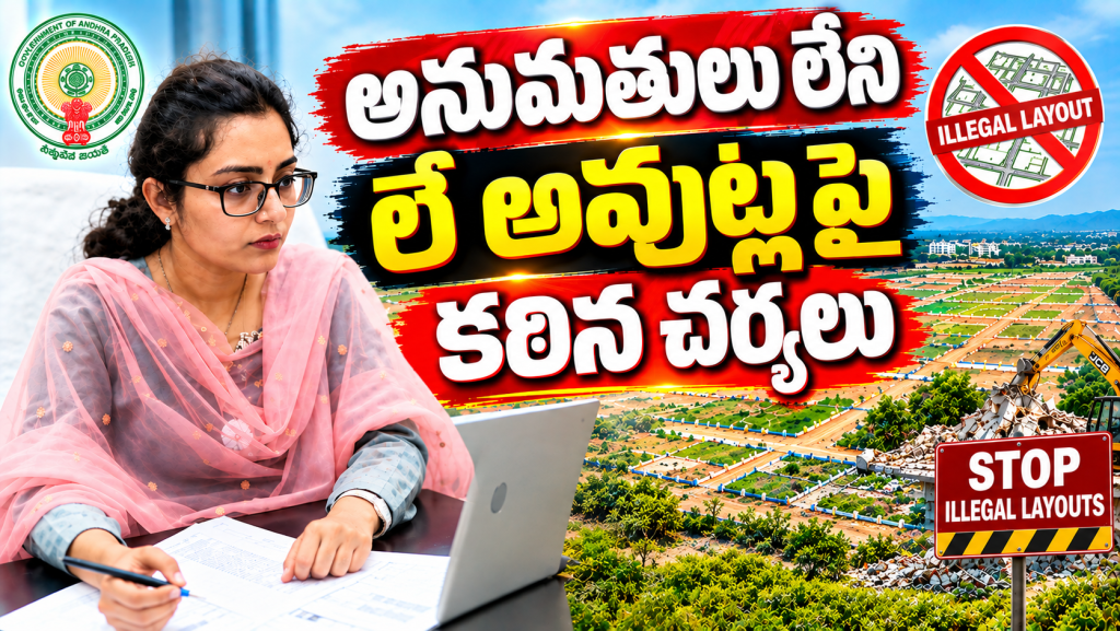 అనుమతులు లేని లే అవుట్లపై కఠిన చర్యలు – పల్నాడు జిల్లా జాయింట్ కలెక్టర్ సంజనా సిన్హా 